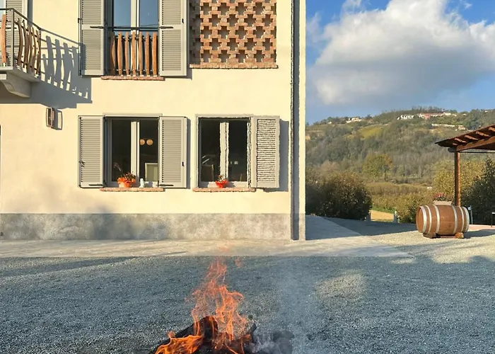 Ca D'rita Monferrato - Viognier Con Sauna Interna E Idromassaggio E Piscina Esterni Apartamento